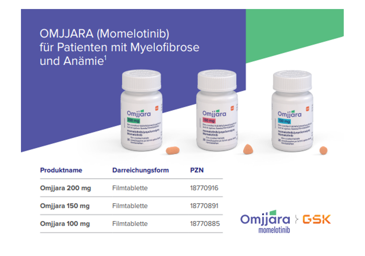 PZN-Karte Momelotinib (OMJJARA)