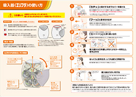 エリプタ吸入指導用下敷